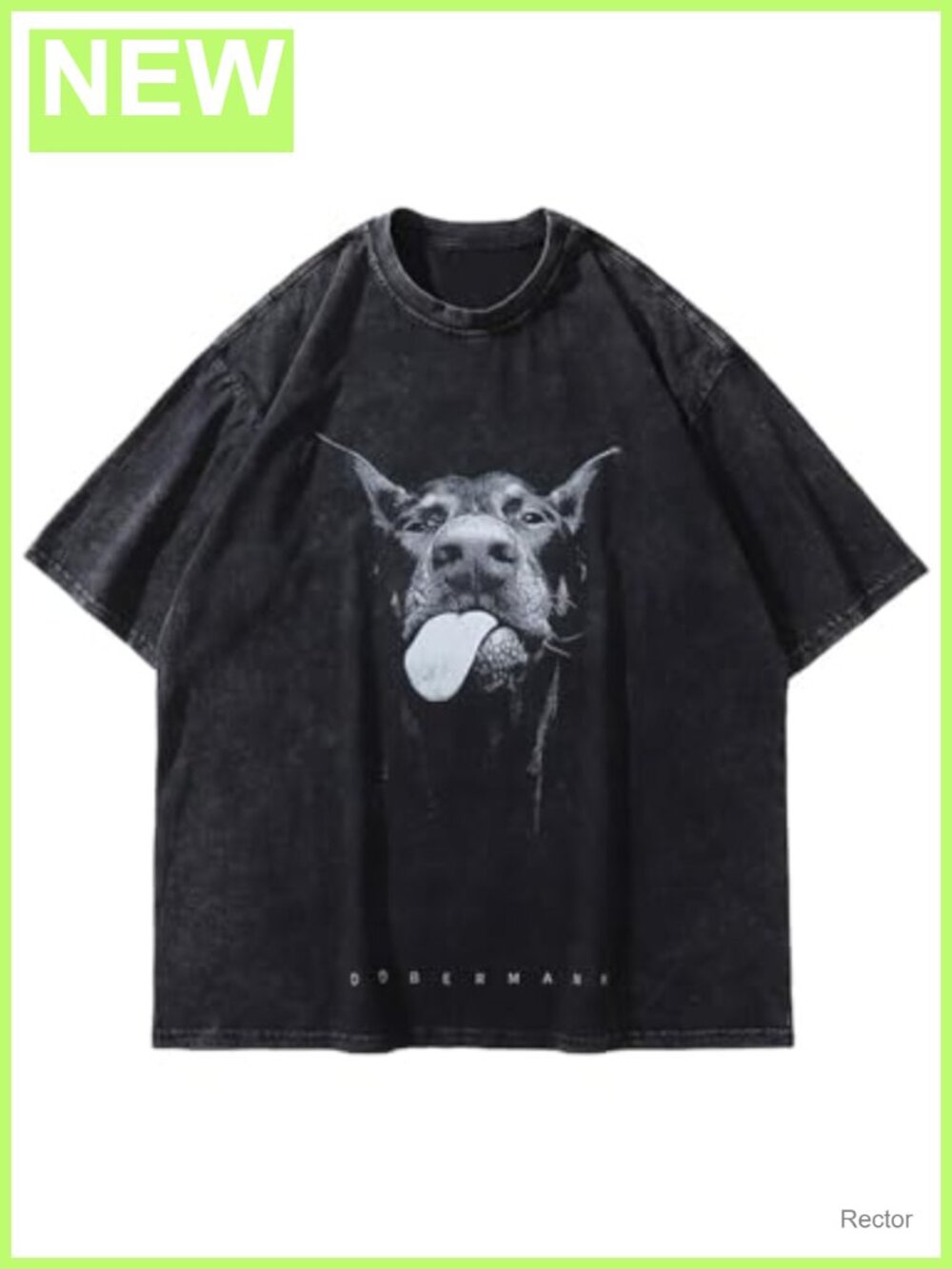 Oversized Cotton Graphic Tee Crewneck Short Sleeve Streetwear T-Shirt